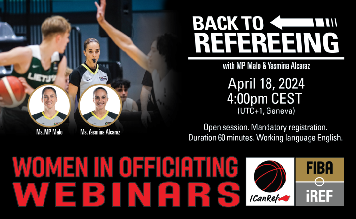 Women in Officiating Webinar – April 2024 